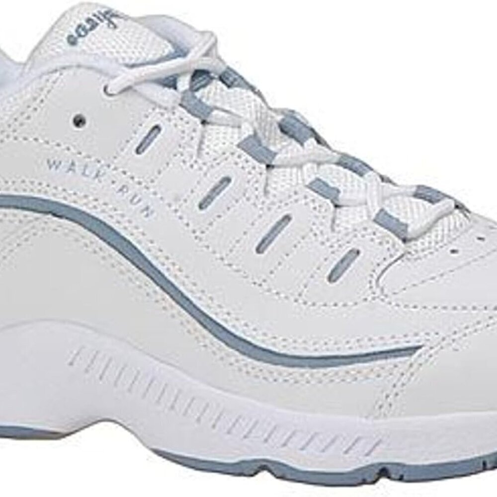 Women's Leather Sneaker Size 8.5 Lightweight Orthotic Friendly Walking Shoe